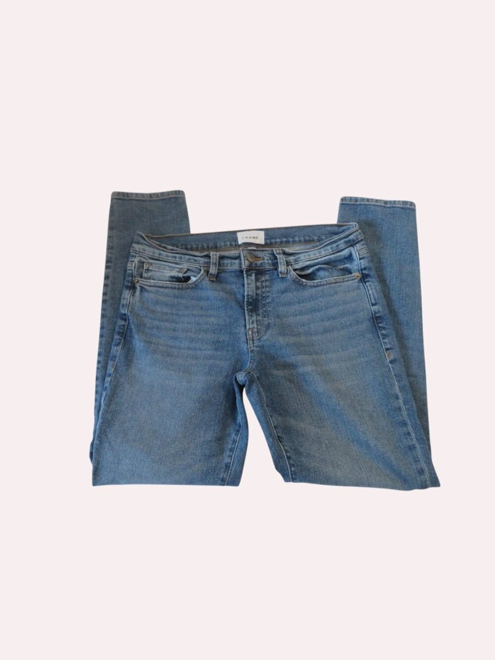 FRAME - Women's Jeans, Size 28, Medium Blue, Very Good Condition - Picture 6 of 16